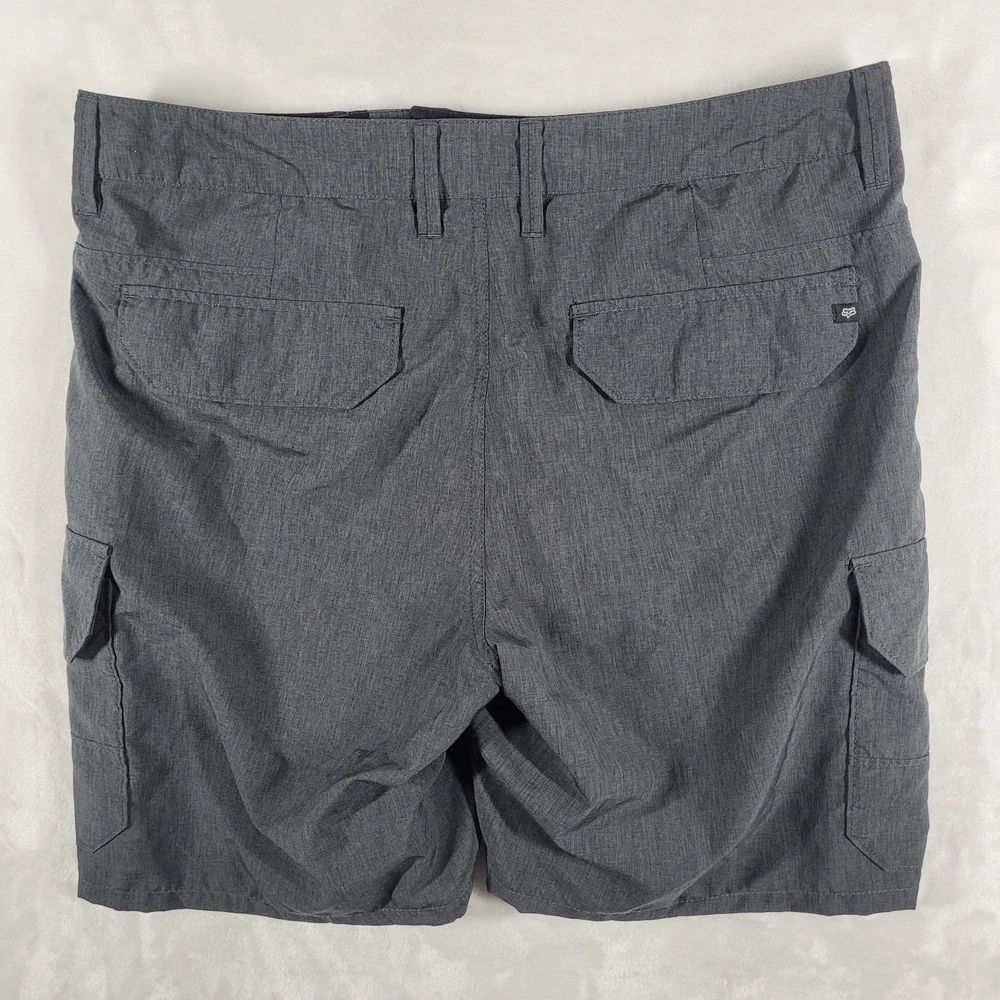 Fox Racing Slambozo Tech Cargo Shorts Men's 34 Gray 9